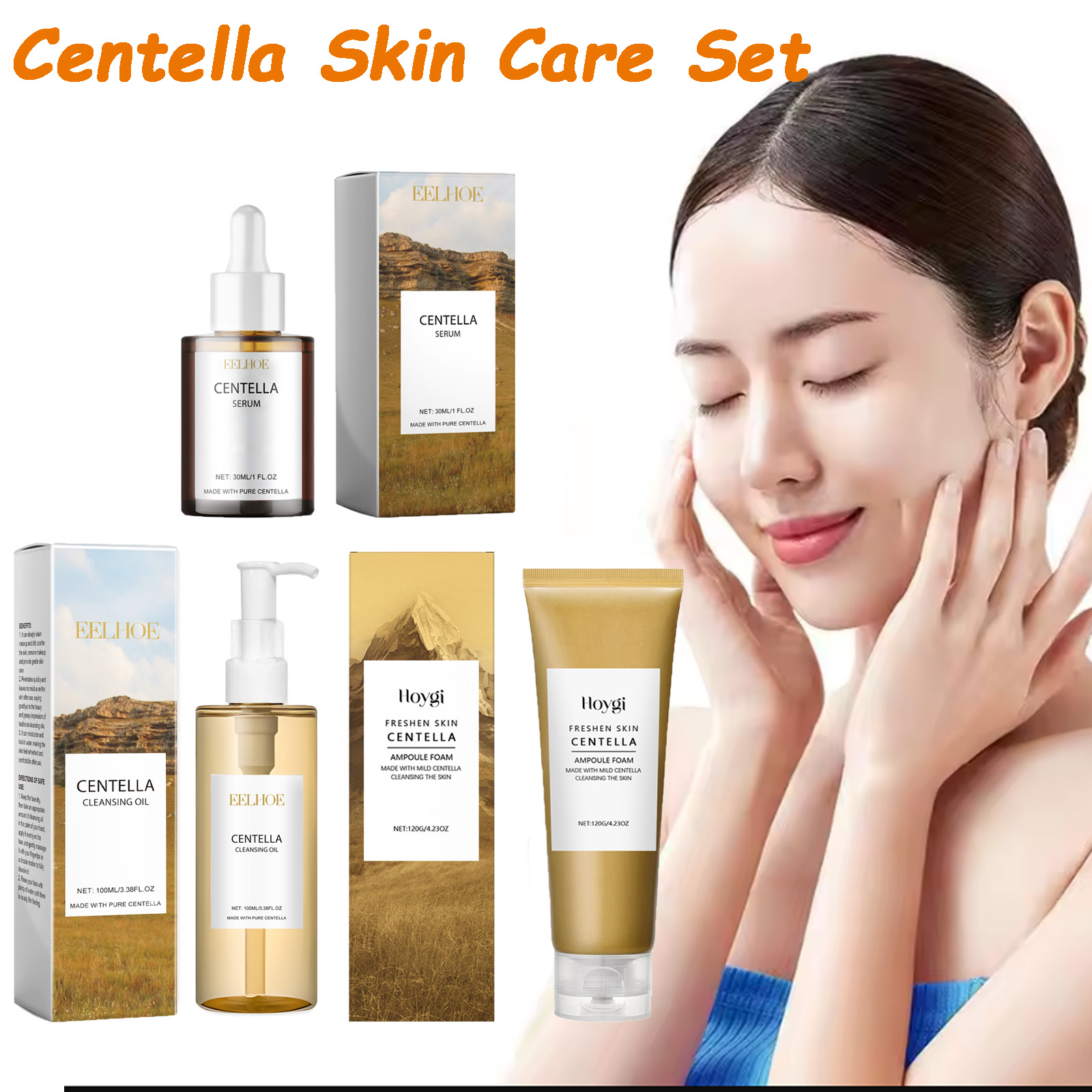 Centella ensemble de soins de  - Skincare Glowing avis et prix