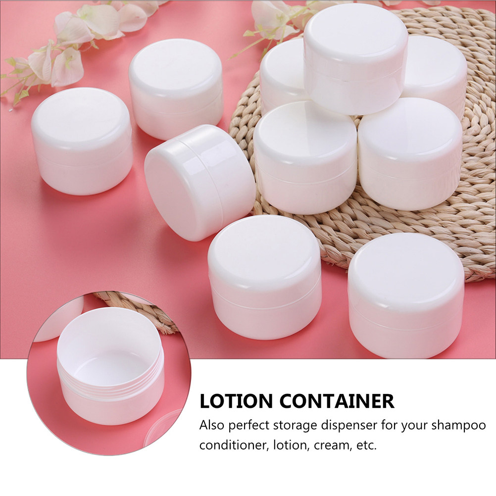 10 pots en plastique vides pou - Body Lotion avis et prix